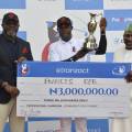 Epe Defends eTranzact Title, Pockets N3m Cheque